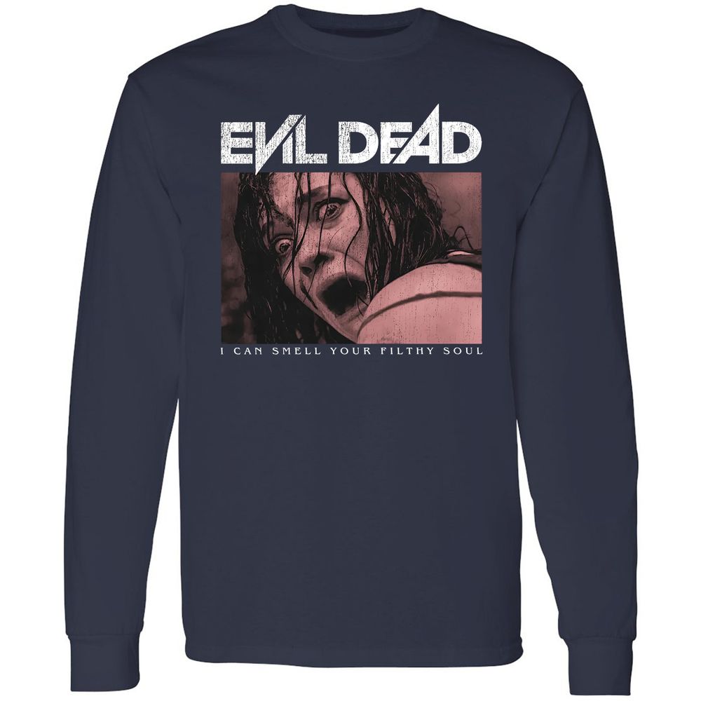 Long Sleeve T-Shirt - Black - Navy - 2