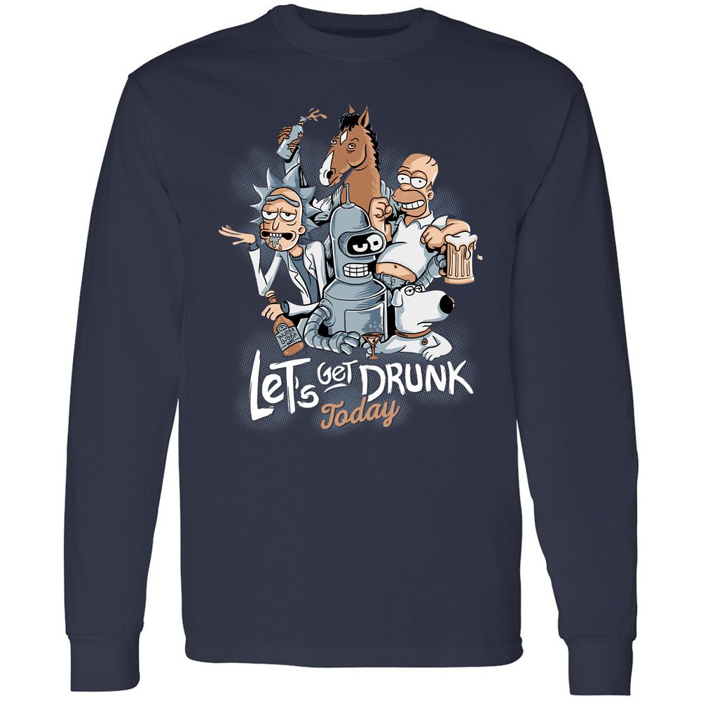 Long Sleeve T-Shirt - JDUNAUYS - Navy - 2