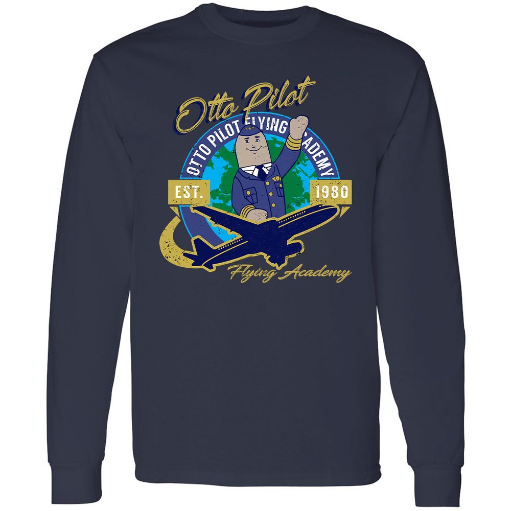 Long Sleeve T-Shirt - 8682XHDE - Navy - 2