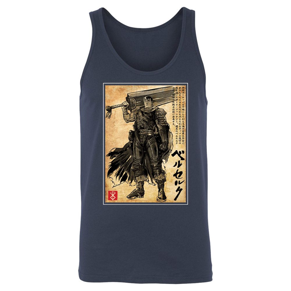 Unisex Jersey Tank - 8CNEYX9A - Navy - 2