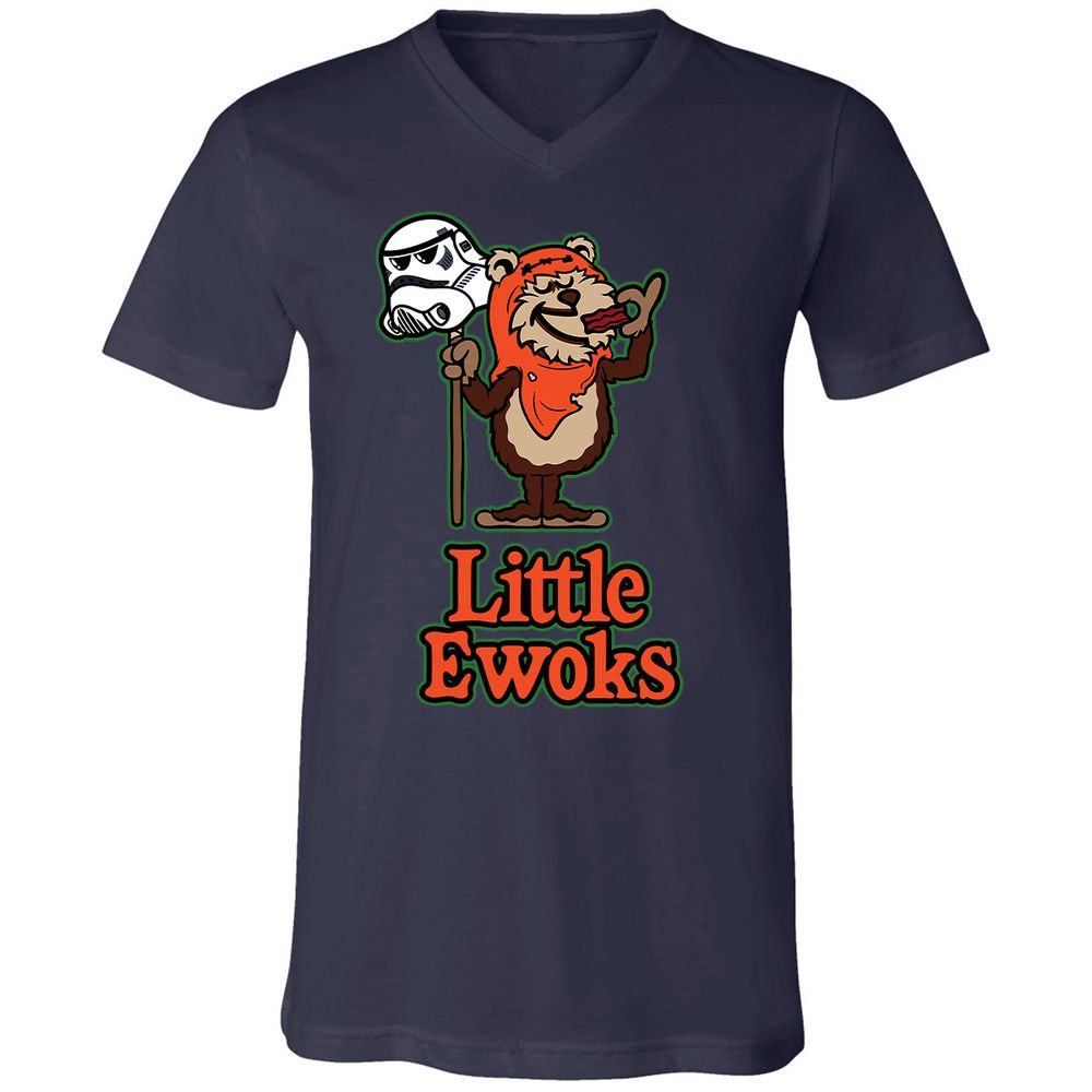 Unisex V-Neck T-Shirt - U4CDFAC2 - Navy - 2