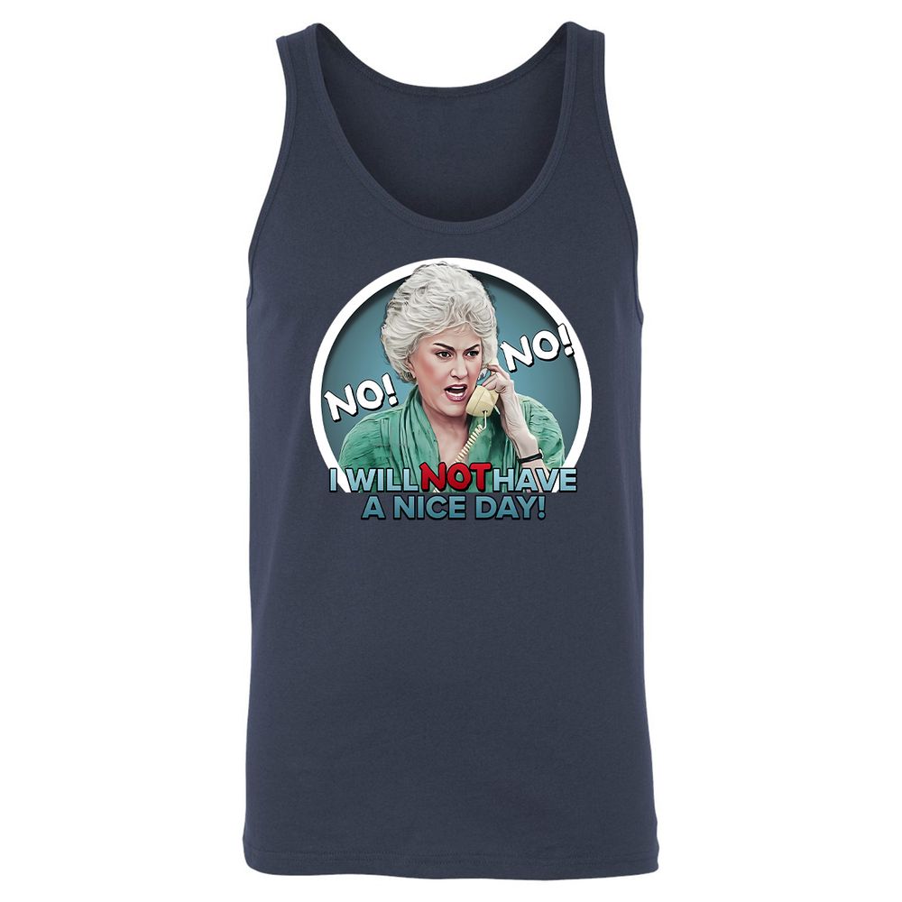 Unisex Jersey Tank - X4L1RA2Q - Navy - 2
