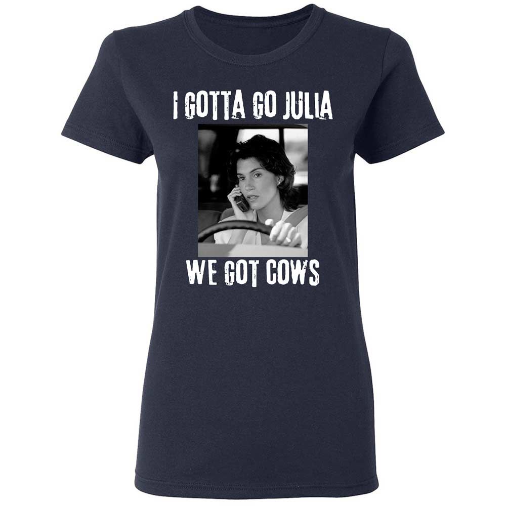 Women's T-Shirt - U9FJQRCS - Navy - 2