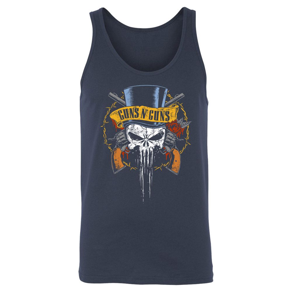 Unisex Jersey Tank - D1LQWJC3 - Navy - 2
