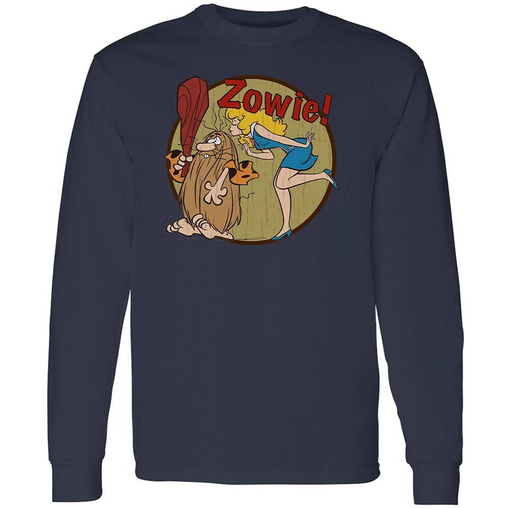 Long Sleeve T-Shirt - HLDUWZ9P - Navy - 2