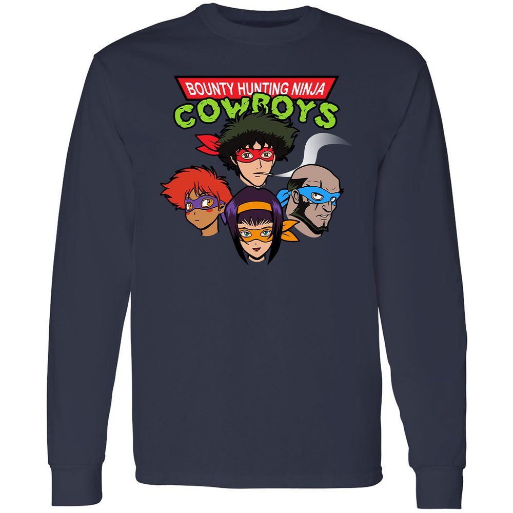 Long Sleeve T-Shirt - 62CAB1N3 - Navy - 2