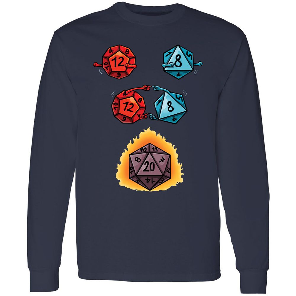 Long Sleeve T-Shirt - YUVQ2WWD - Navy - 2