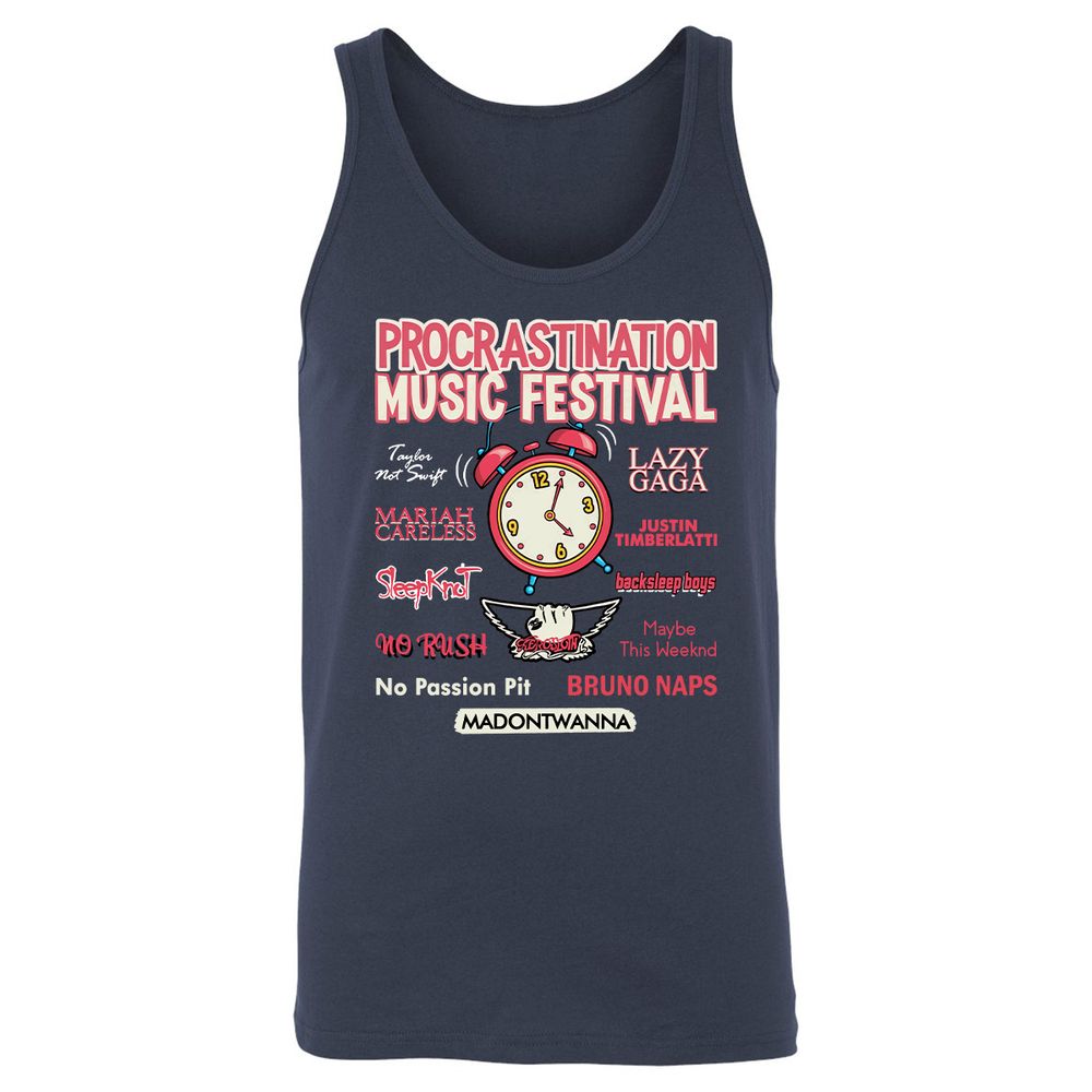 Unisex Jersey Tank - GUVMA4SD - Navy - 2