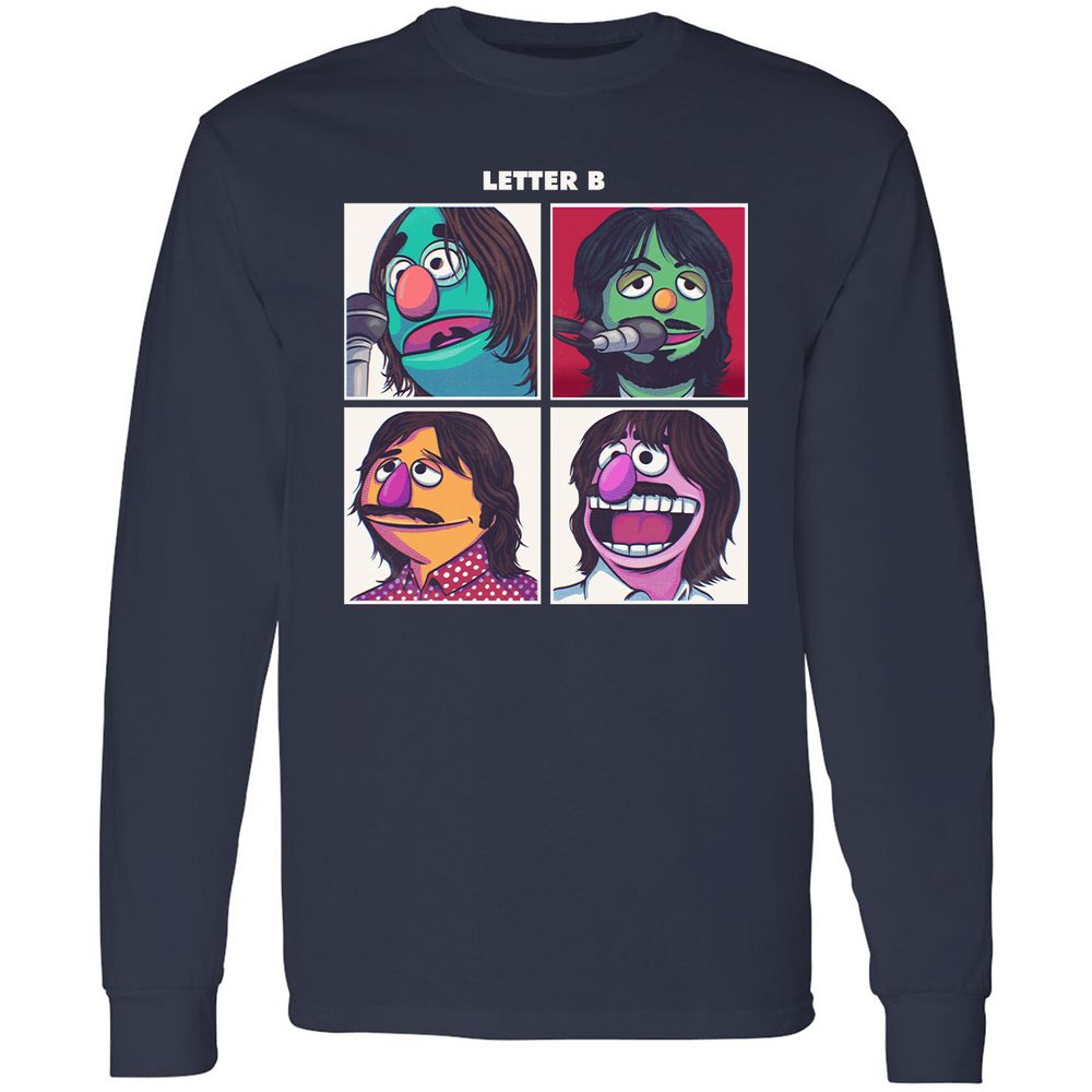 Long Sleeve T-Shirt - RQVWHMEG - Navy - 2