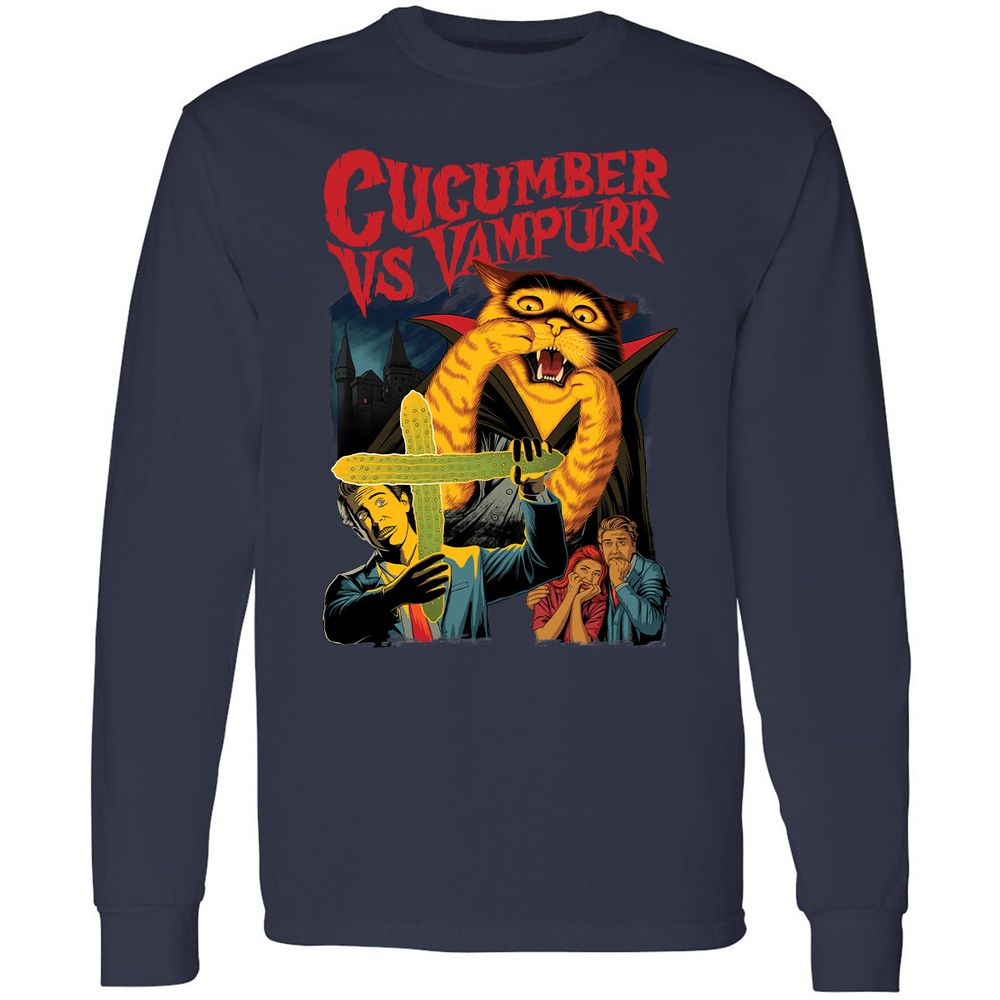 Long Sleeve T-Shirt - HULCBPVA - Navy - 2