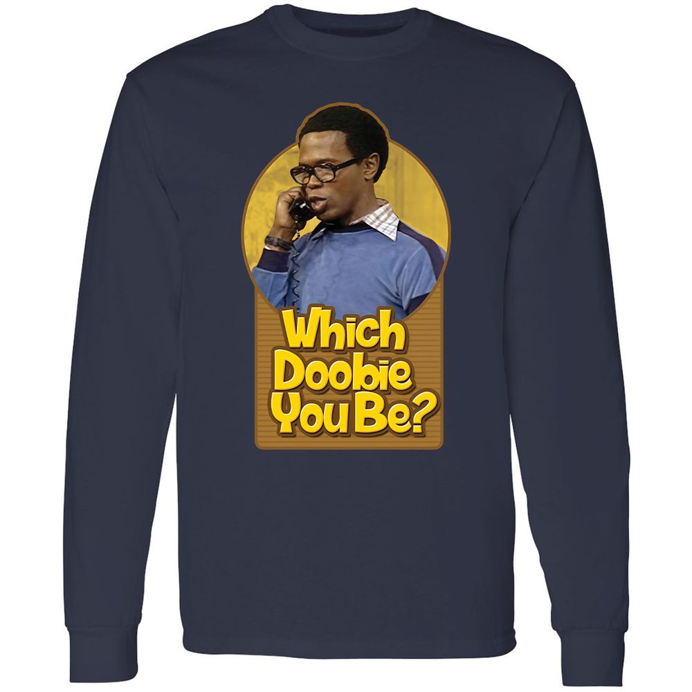 Long Sleeve T-Shirt - KJ6B2TU8 - Navy - 2