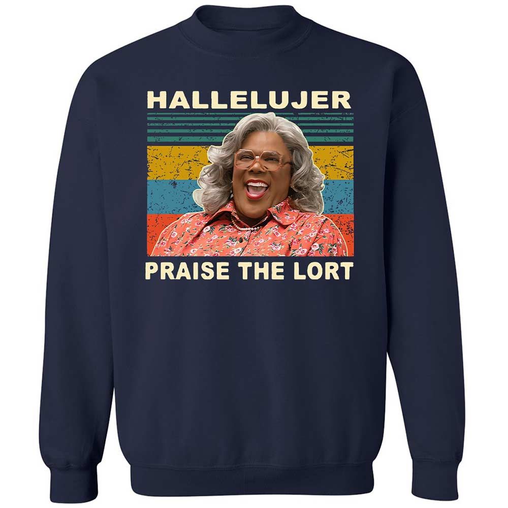 Hallelujer Praise The Lort - Navy - 2