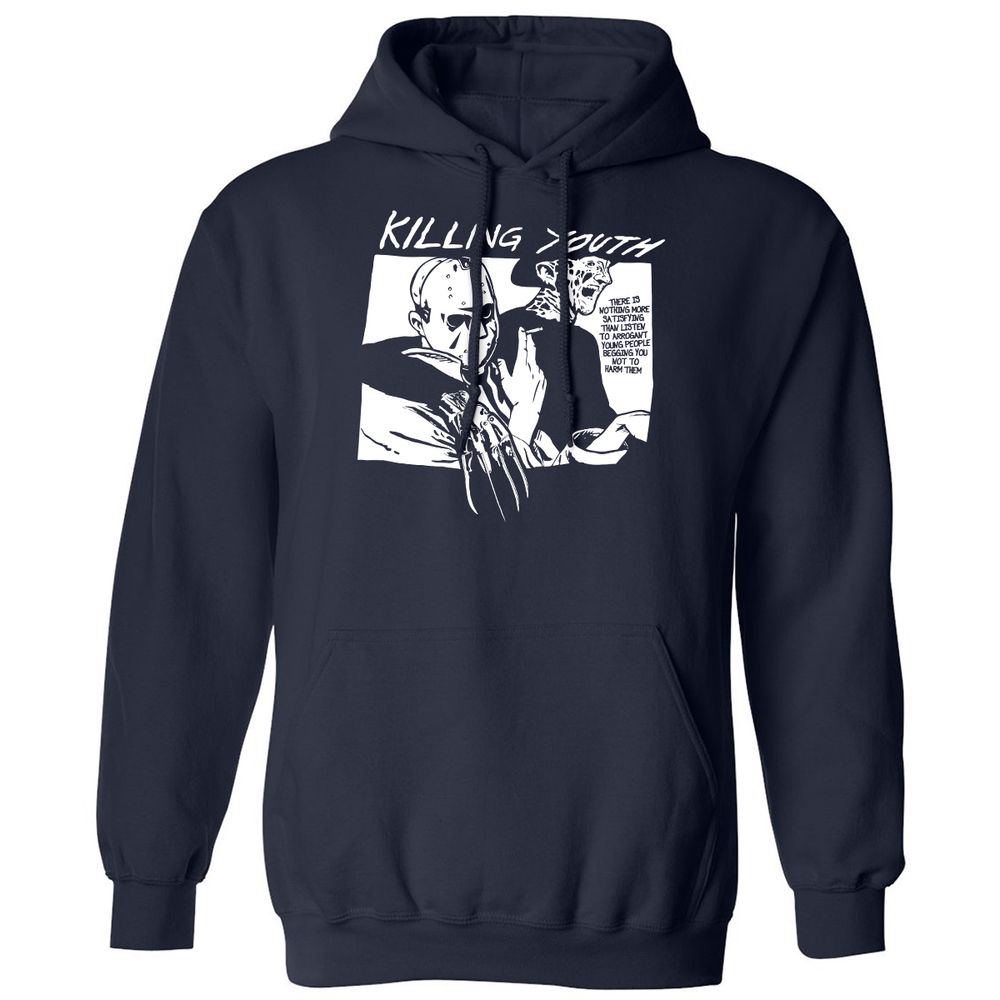 Classic Unisex Hoodie - WJK2T9W9 - Navy - 2