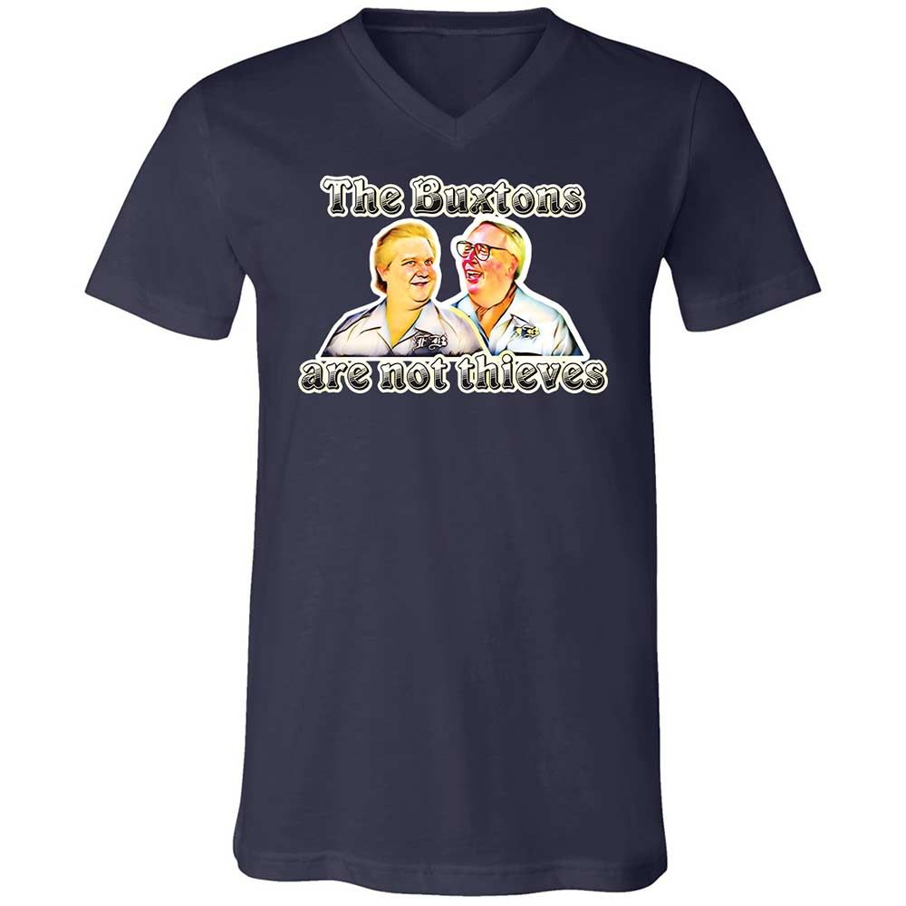 Unisex V-Neck T-Shirt - Z3MKLD1D - Navy - 2