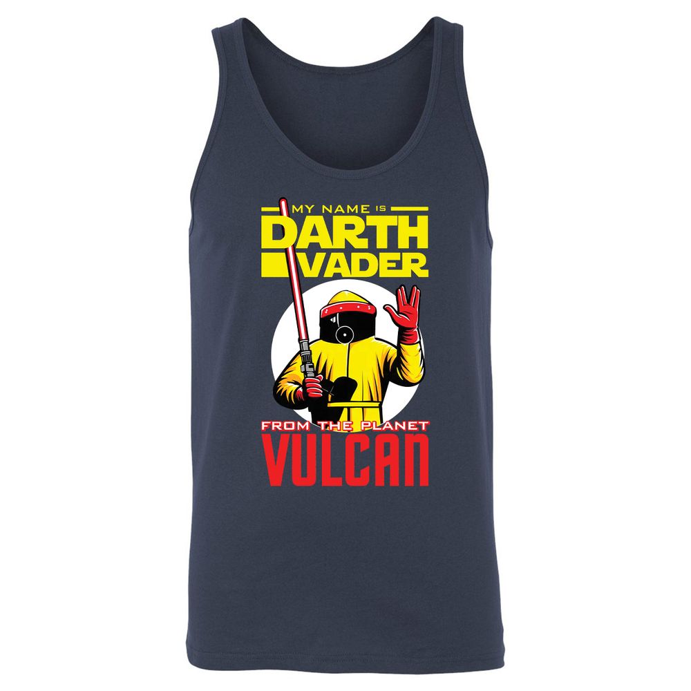 Unisex Jersey Tank - XEF7GZUP - Navy - 2