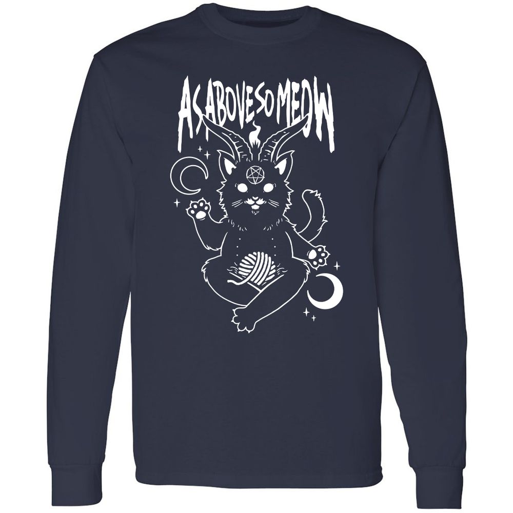 Long Sleeve T-Shirt - Q7L19YLF - Navy - 2