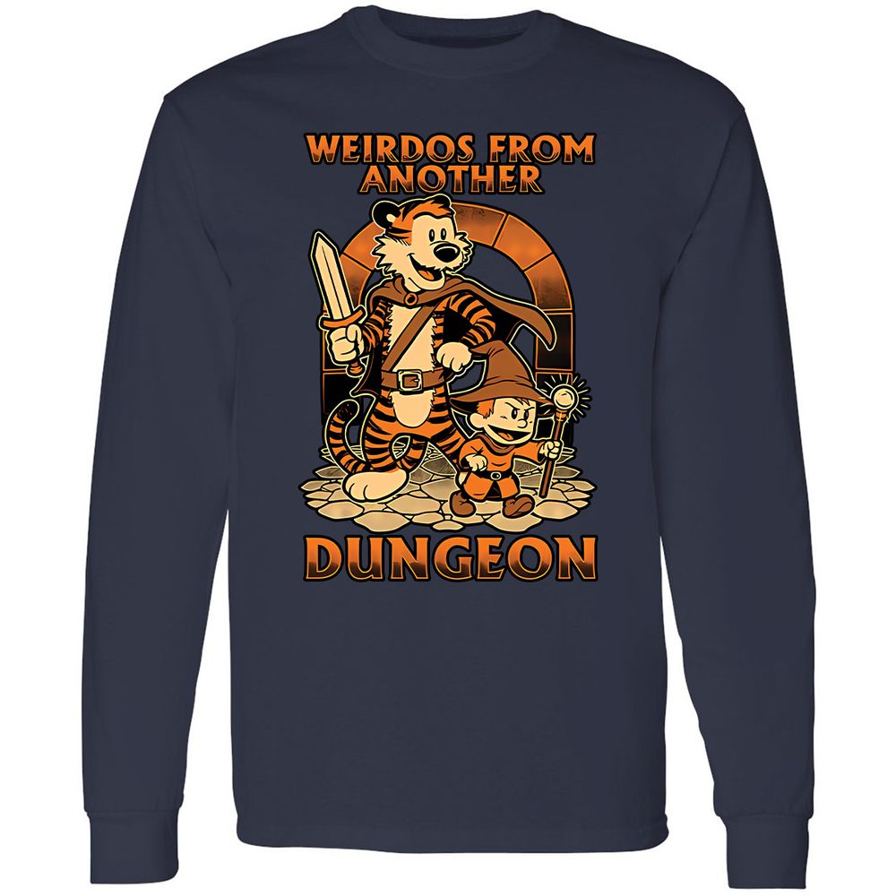 Long Sleeve T-Shirt - QFCTRFRM - Navy - 2