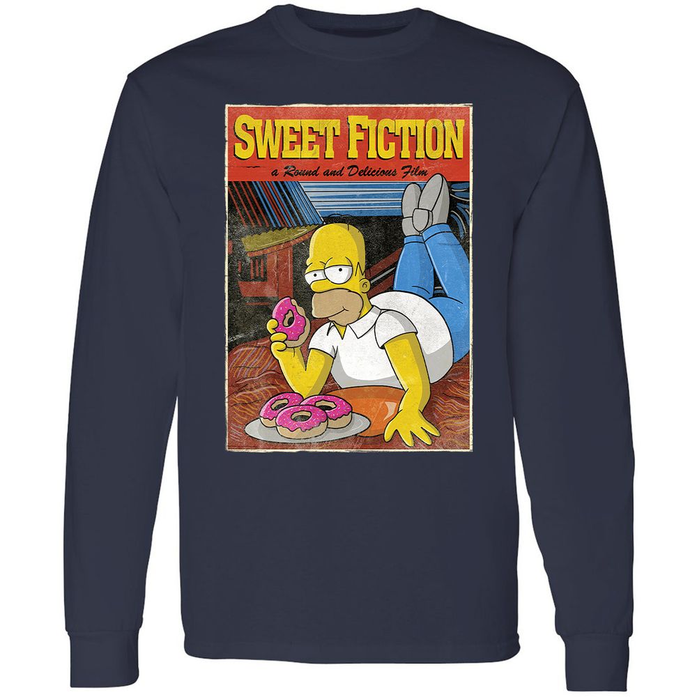 Long Sleeve T-Shirt - WHHYFUBH - Navy - 2
