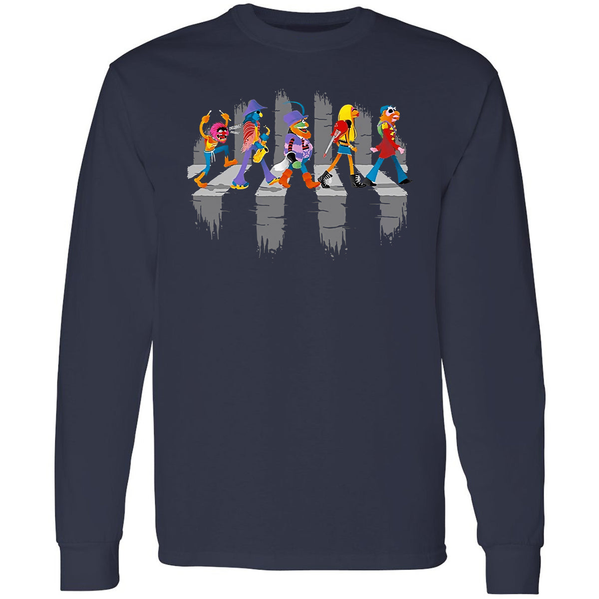 Long Sleeve T-Shirt - SRMFUGUP - Navy - 2