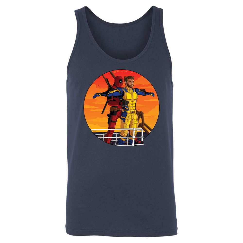Unisex Jersey Tank - UZZE4ZZ1 - Navy - 2