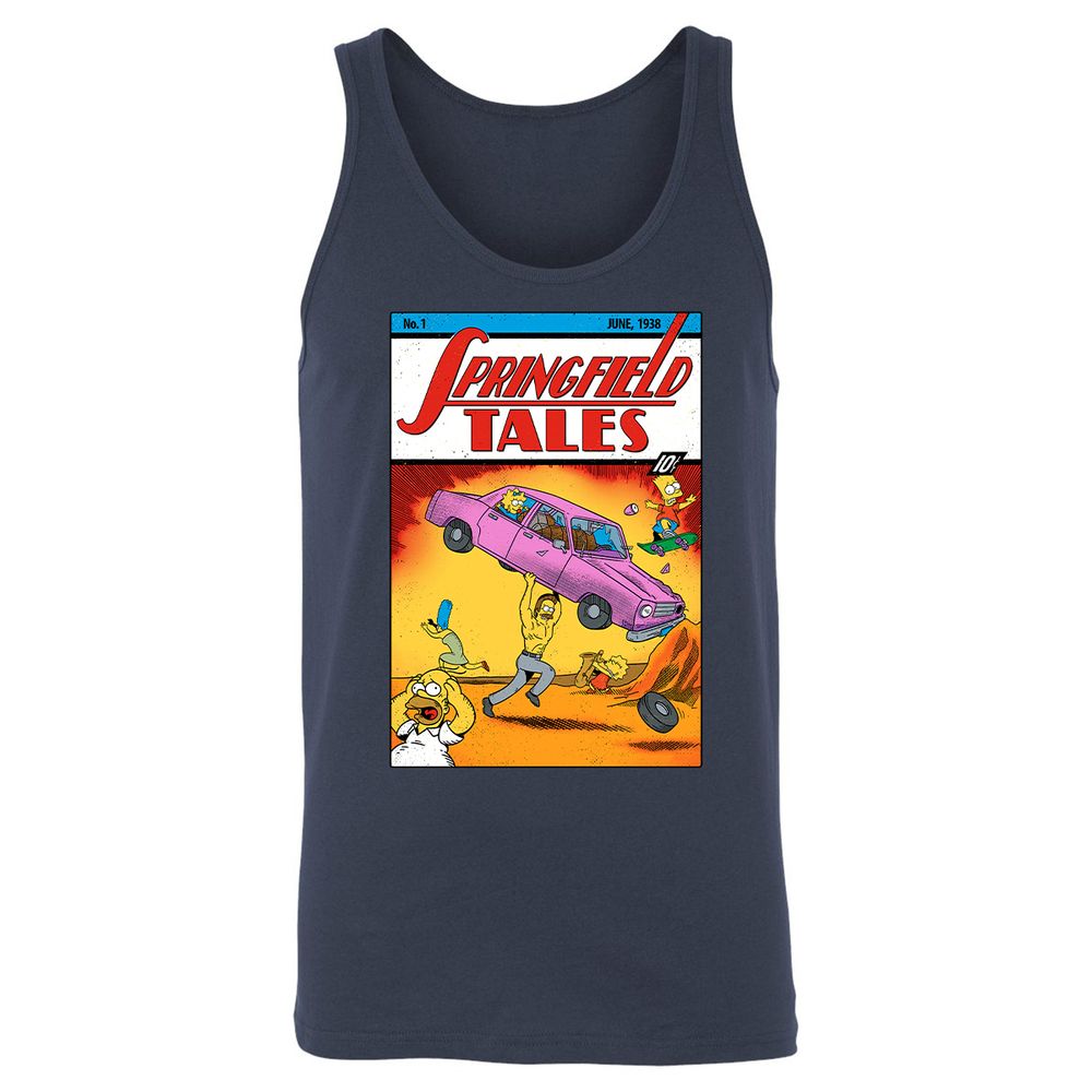 Unisex Jersey Tank - 31FFNQL3 - Navy - 2