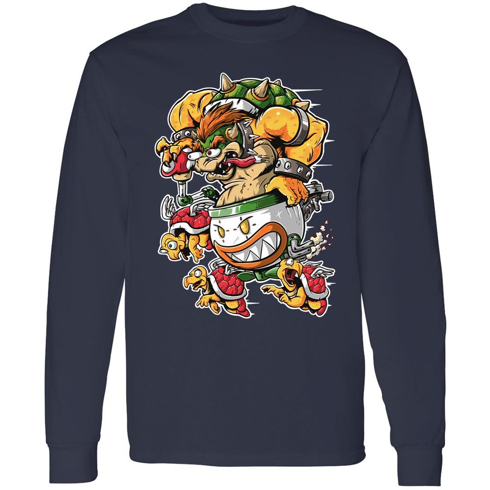 Long Sleeve T-Shirt - NL5BHCEP - Navy - 2