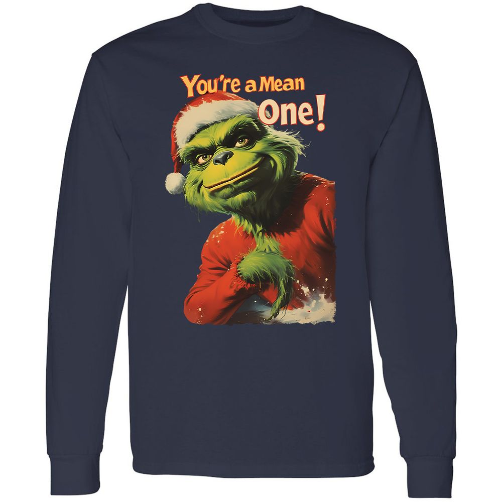 Long Sleeve T-Shirt - MSMGJGFS - Navy - 2