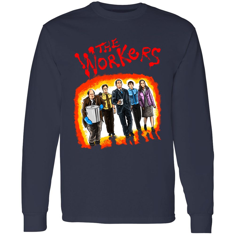 Long Sleeve T-Shirt - 4GGLNRB1 - Navy - 2