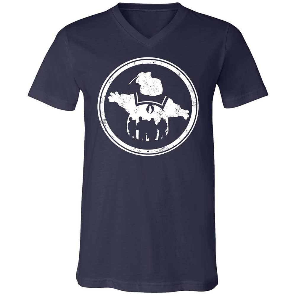 Unisex V-Neck T-Shirt - ZSSHZ8MB - Navy - 2