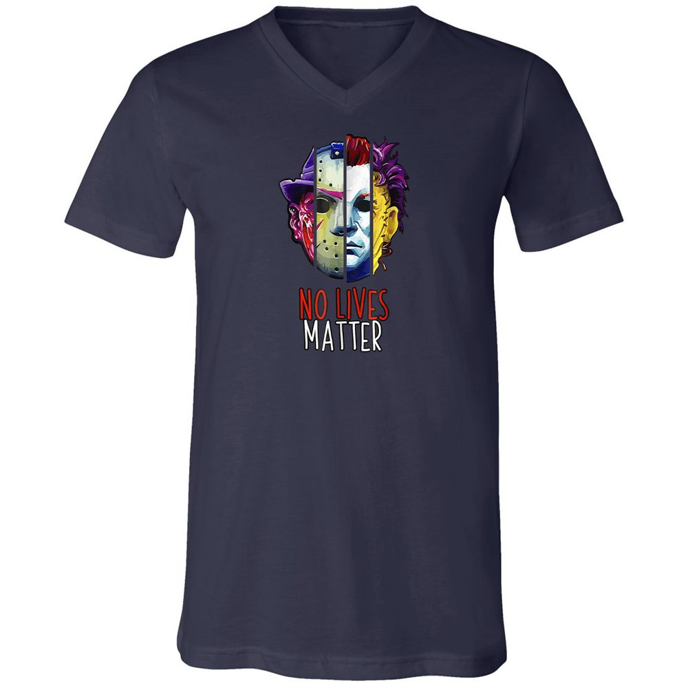 Unisex V-Neck T-Shirt - FCPBWEFD - Navy - 2