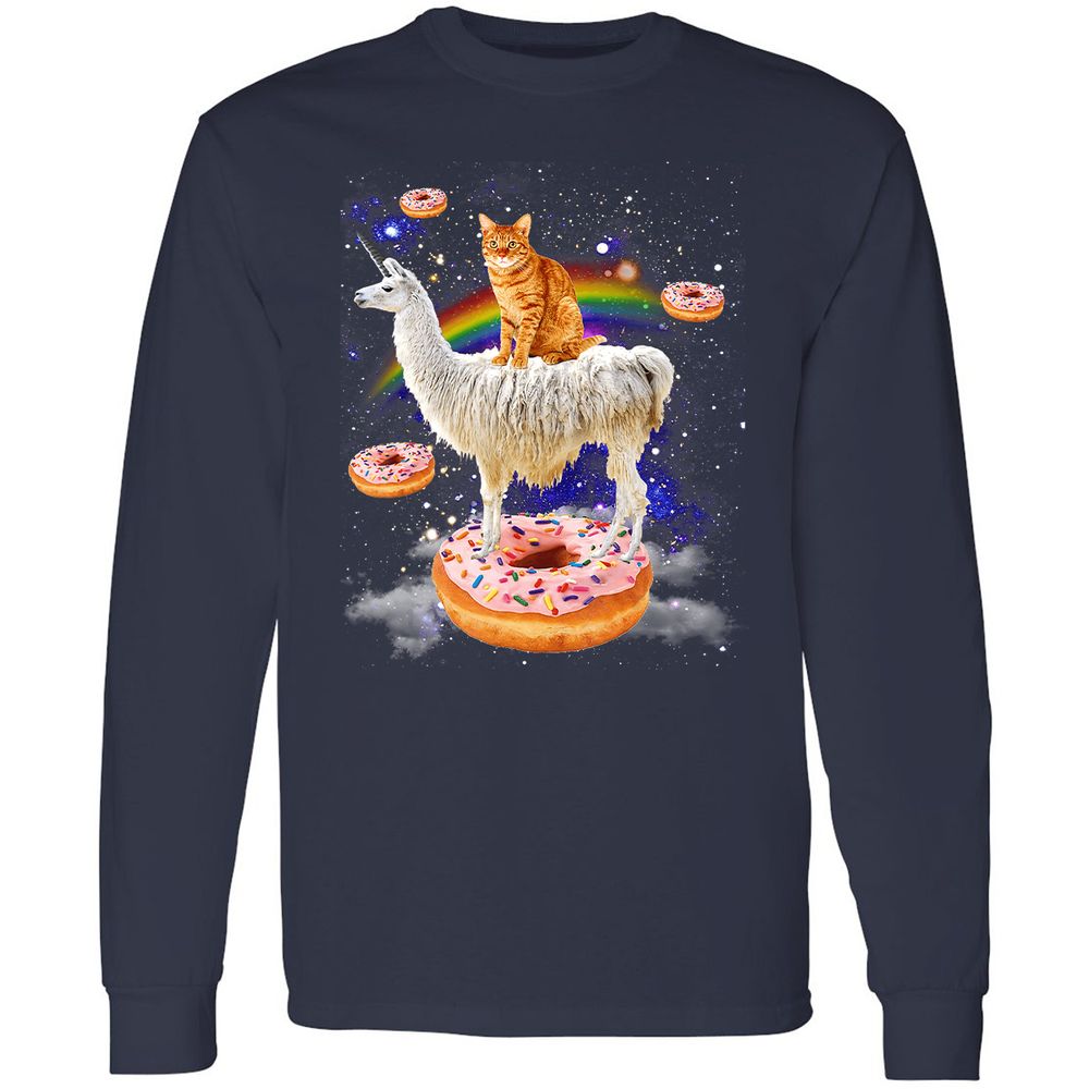 Long Sleeve T-Shirt - 87Y31KSB - Navy - 2