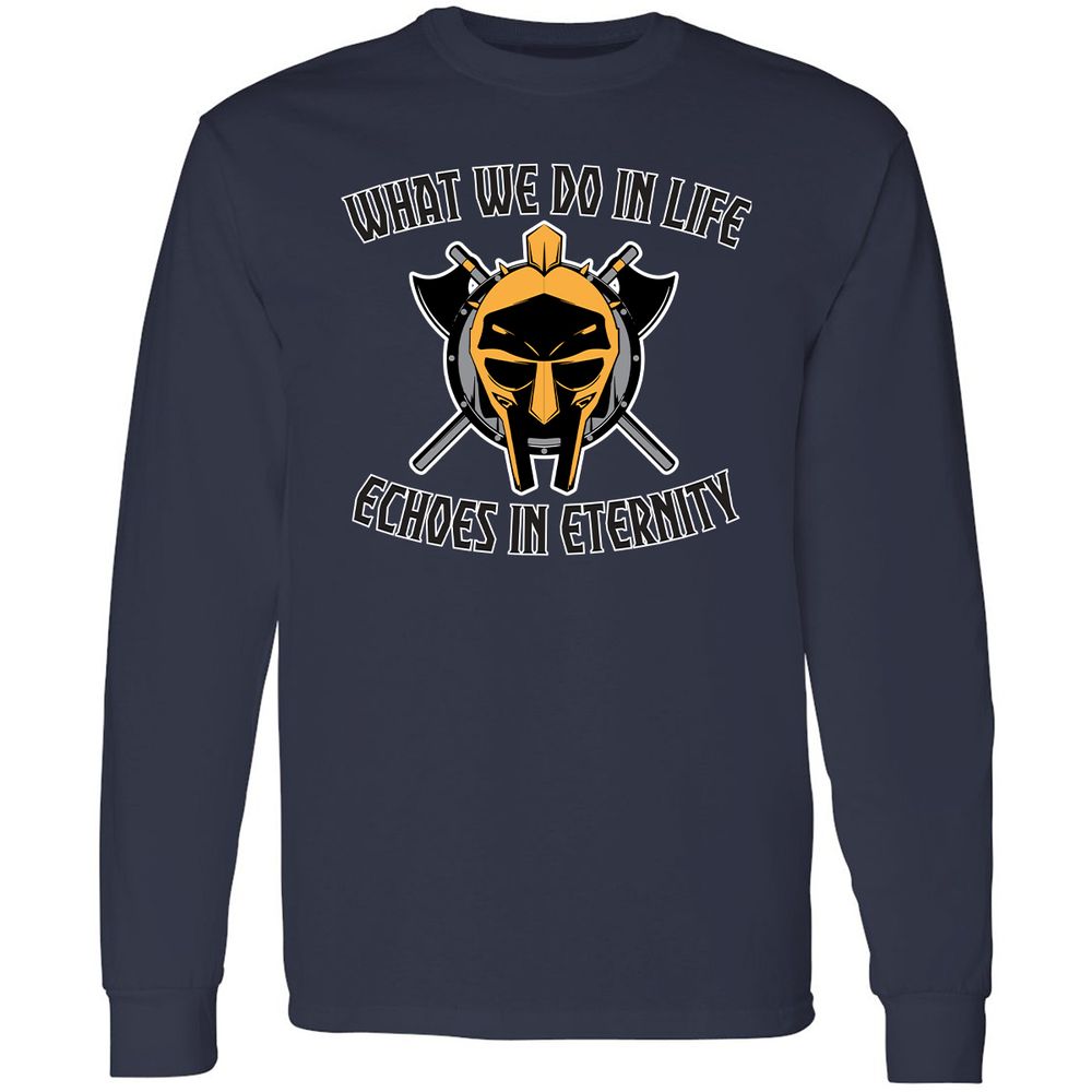 Long Sleeve T-Shirt - GY4HE3U3 - Navy - 2