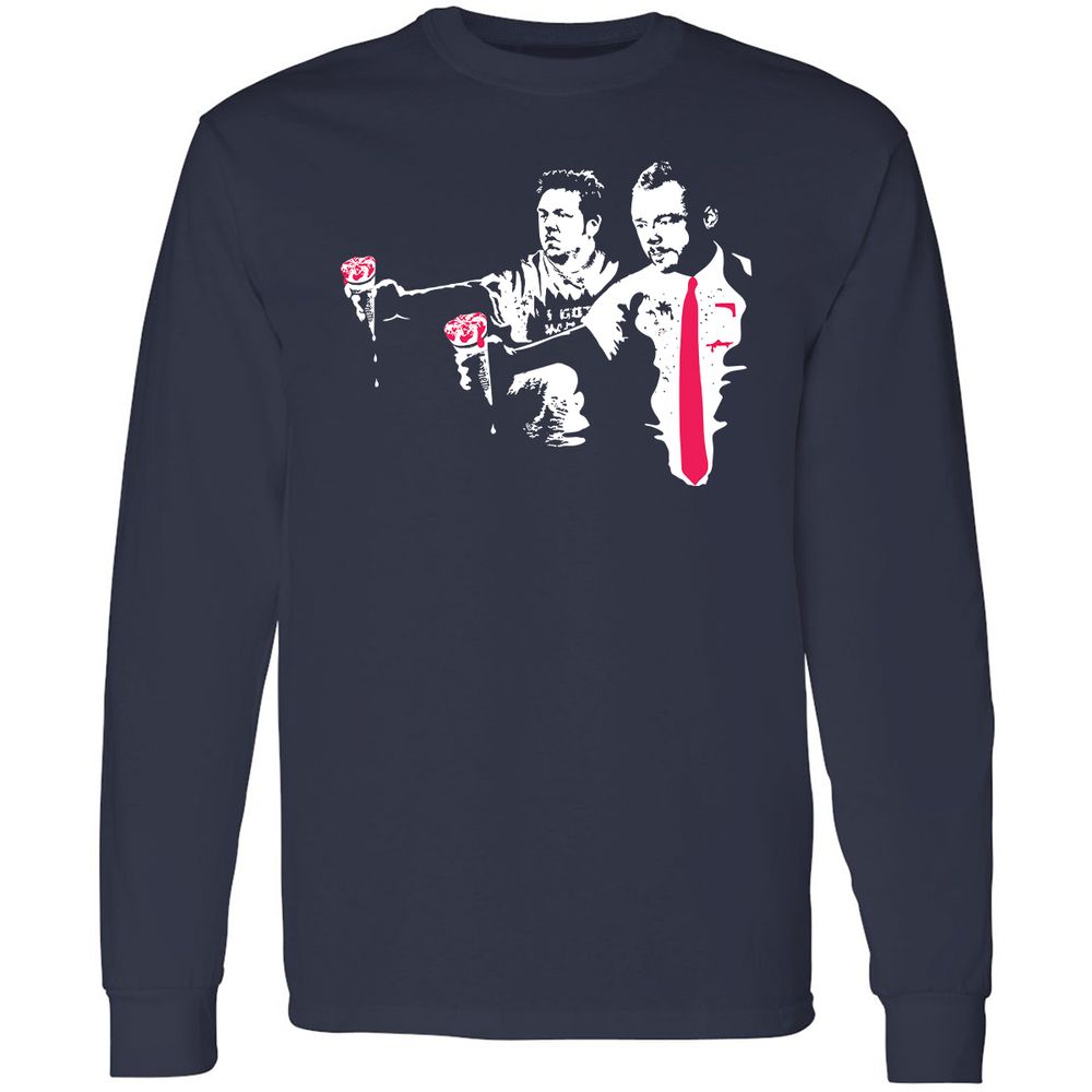 Long Sleeve T-Shirt - KSS7Y5CZ - Navy - 2