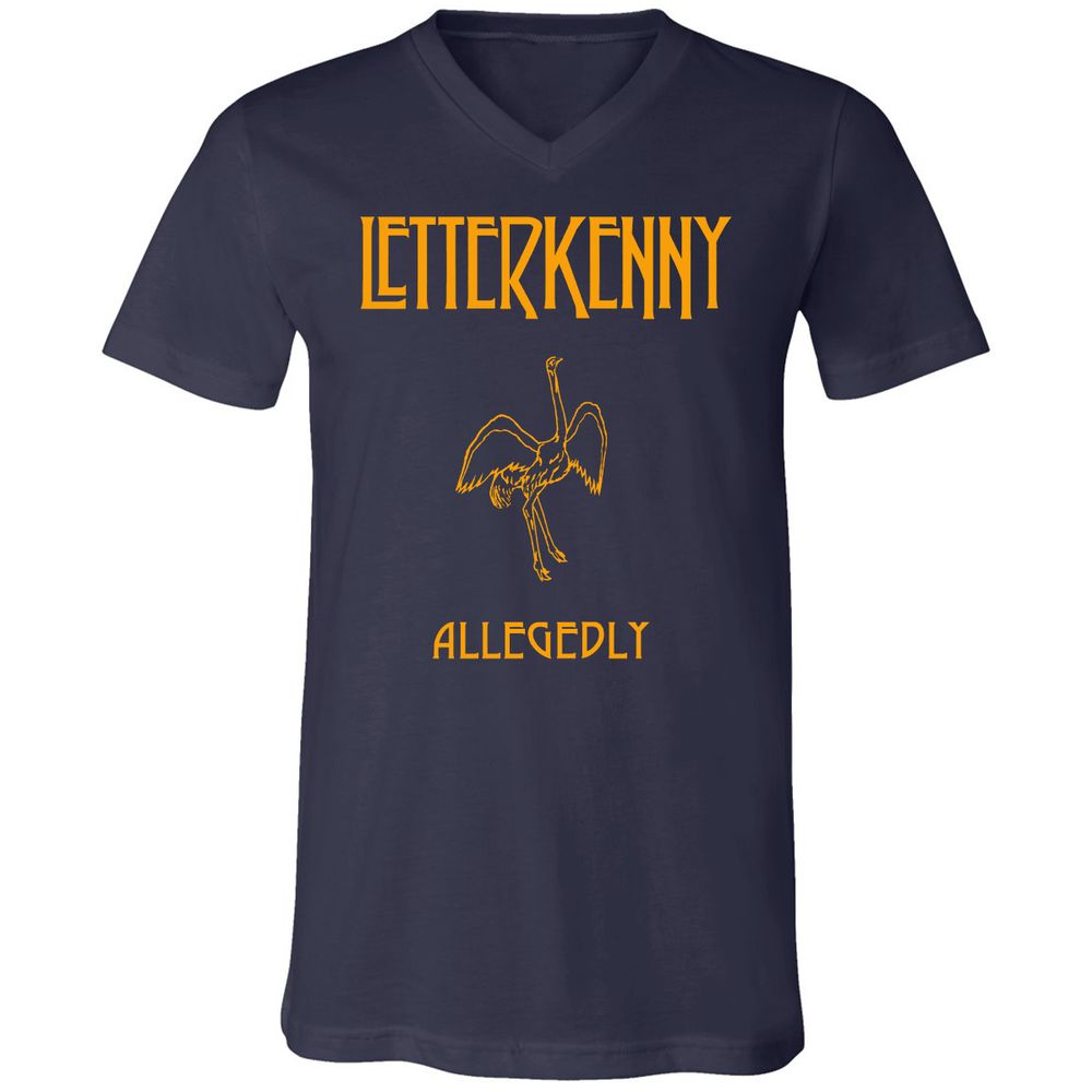 Unisex V-Neck T-Shirt - 6164ZZED - Navy - 2