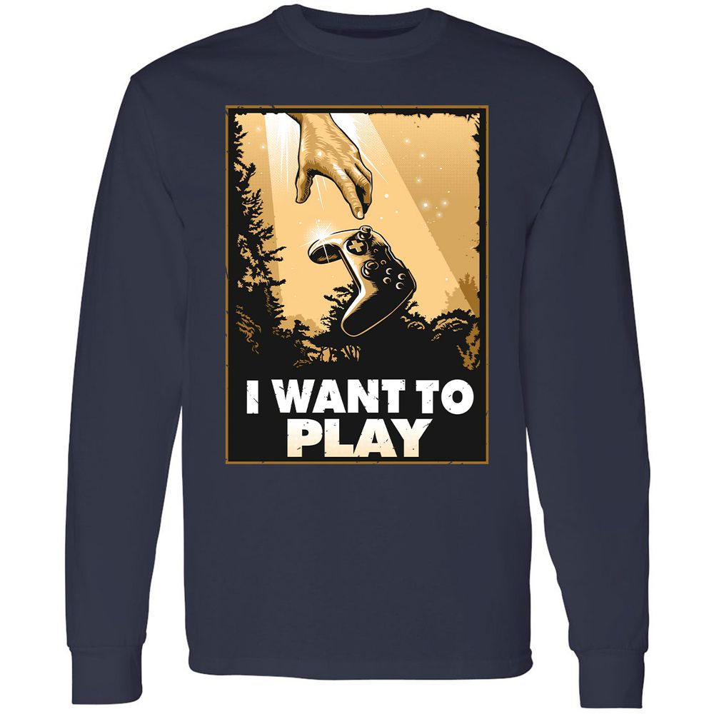 Long Sleeve T-Shirt - 3ETH3SHF - Navy - 2