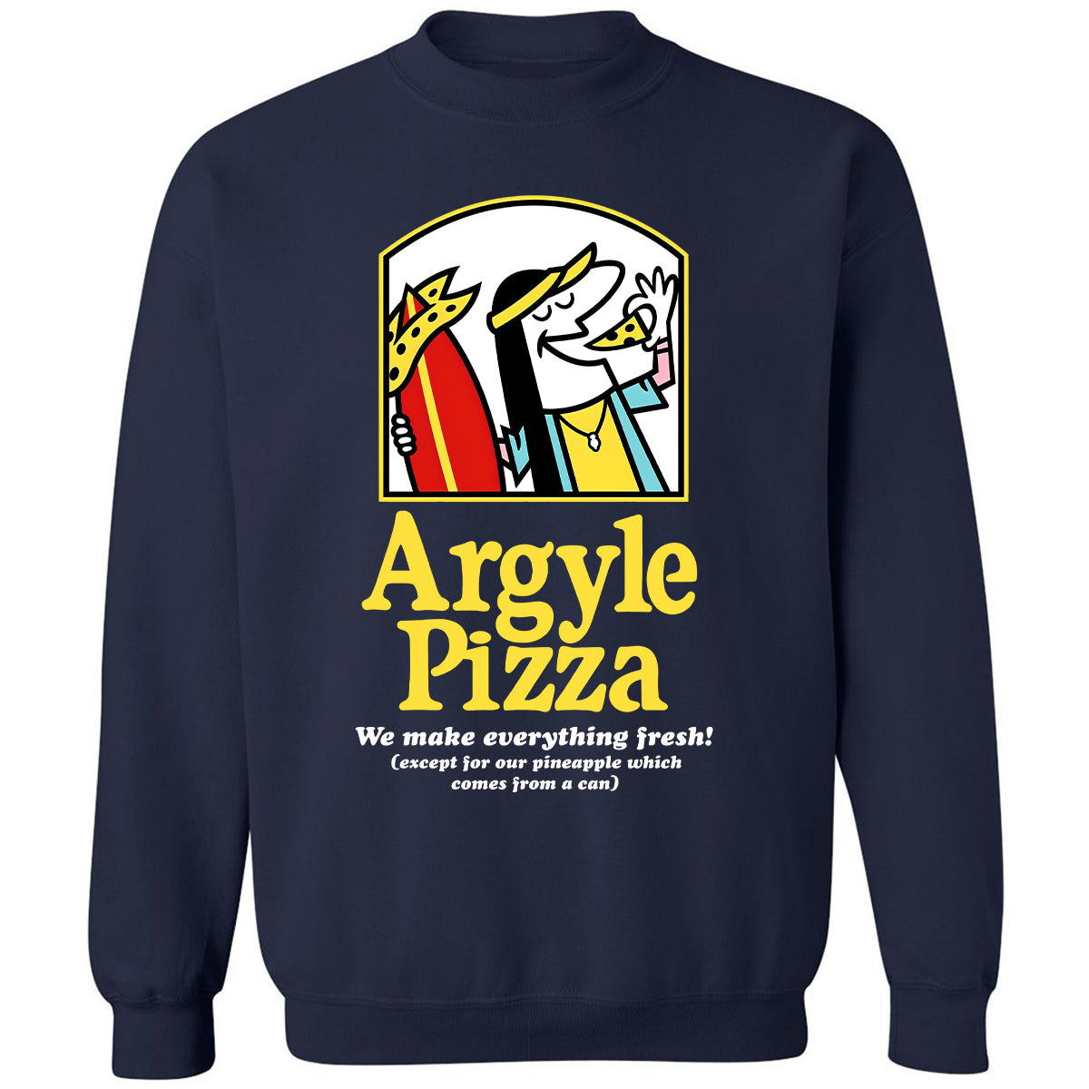 Classic Unisex Sweatshirt - DY5SFYZU - Navy - 2