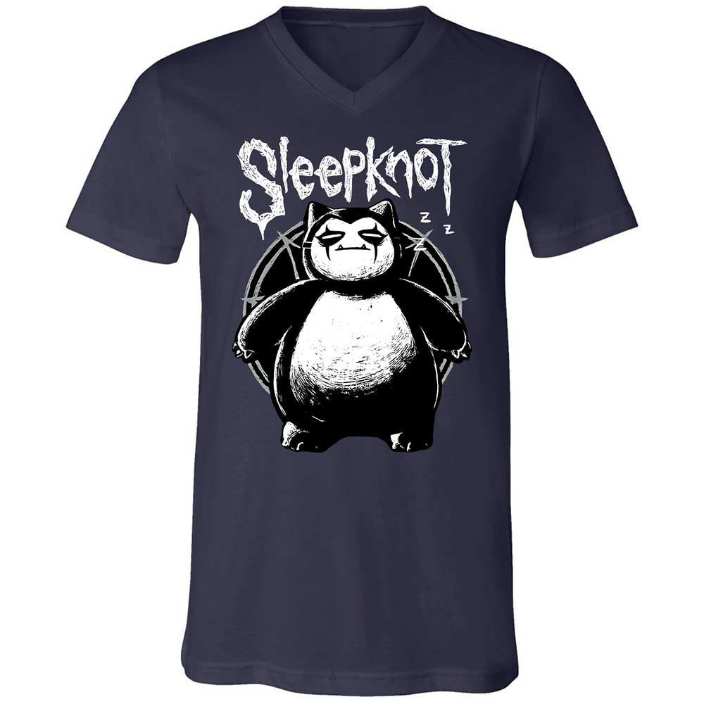 Unisex V-Neck T-Shirt - GTAAJ3J8 - Navy - 2