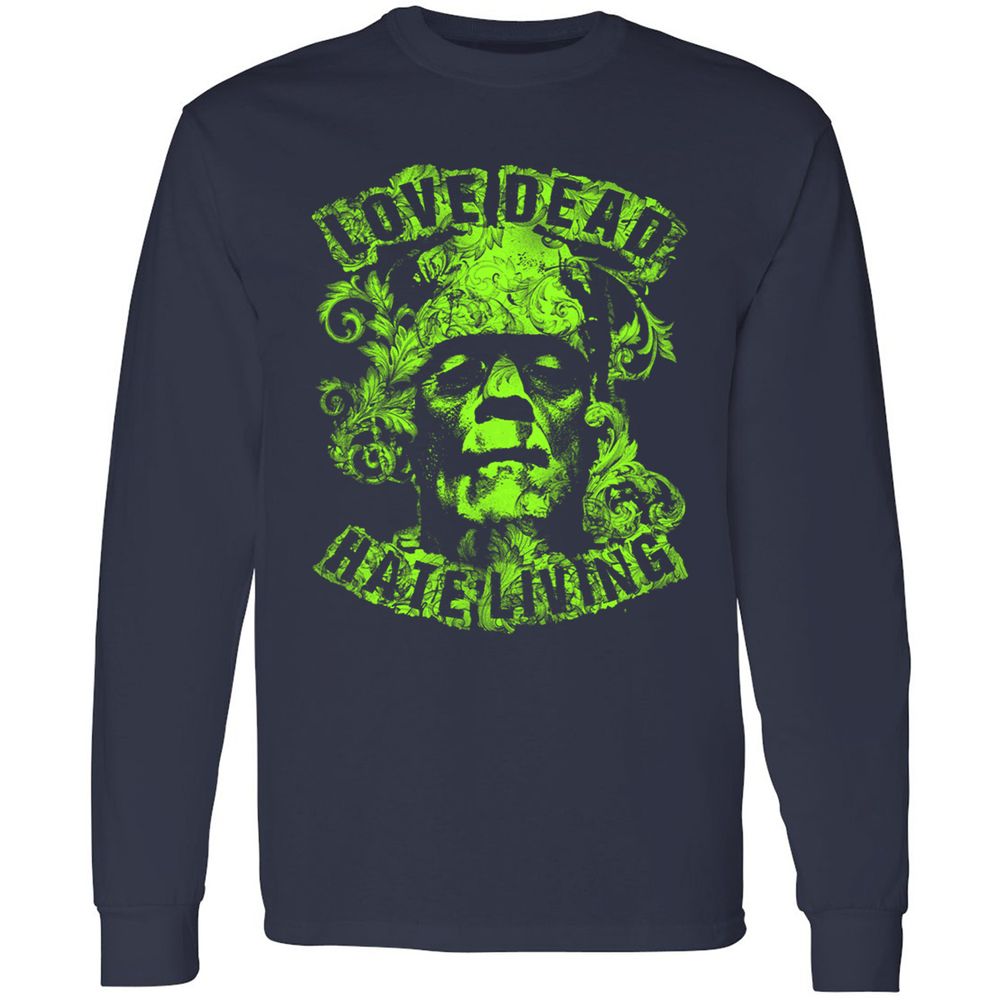 Long Sleeve T-Shirt - 8MMRTVX3 - Navy - 2