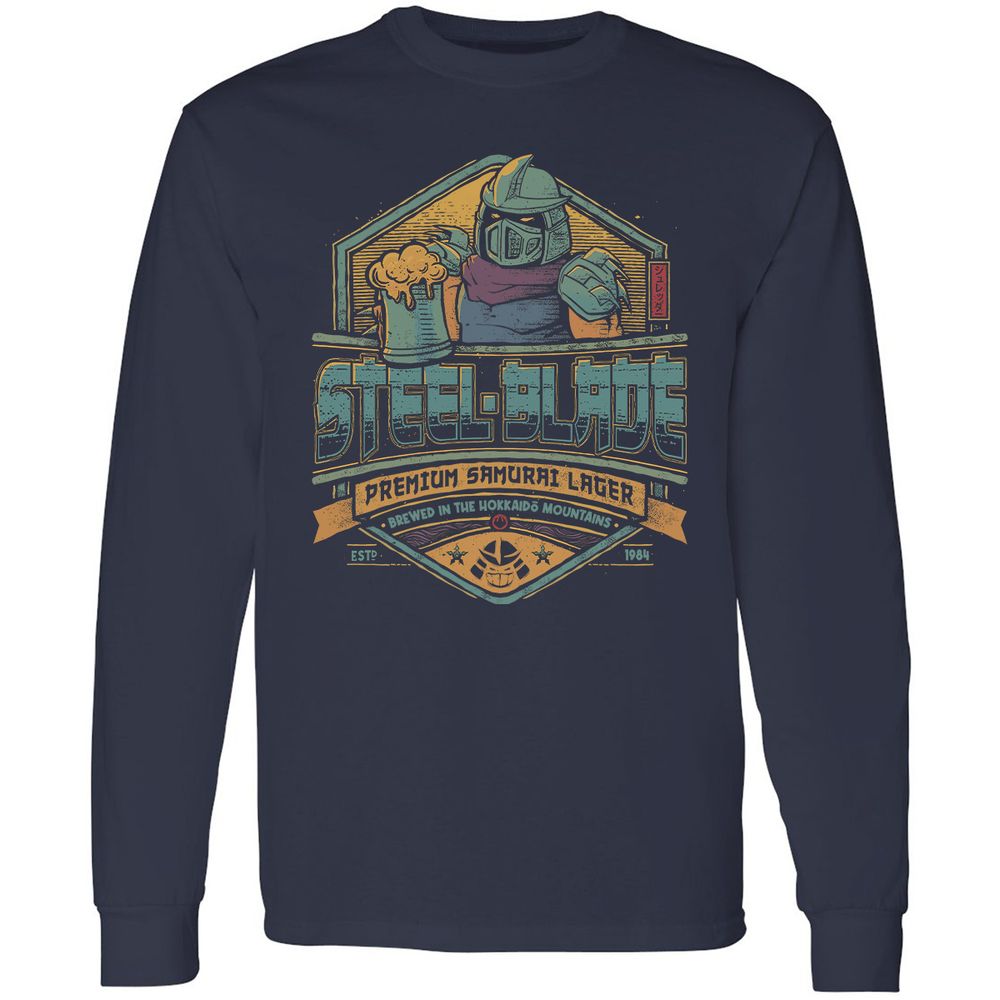 Long Sleeve T-Shirt - CWZLCQ96 - Navy - 2