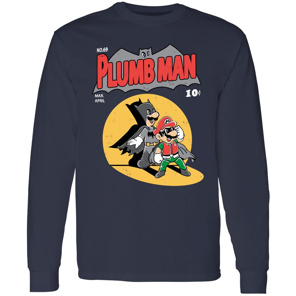 Long Sleeve T-Shirt - SCDXR6J1 - Navy - 2