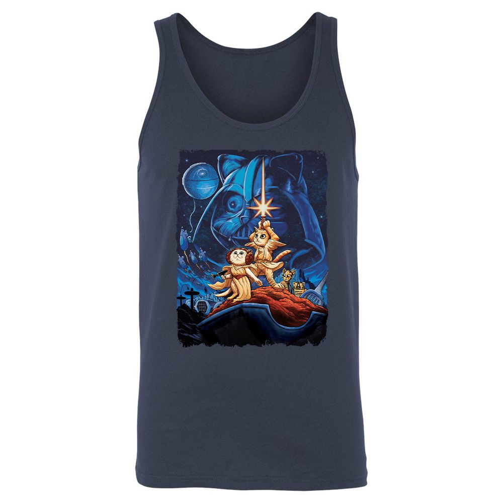 Unisex Jersey Tank - 4JGB48YS - Navy - 2