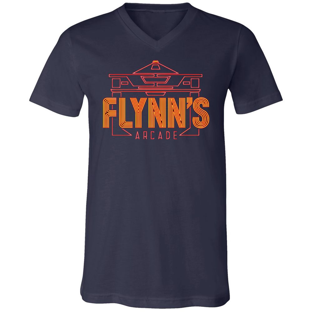 Unisex V-Neck T-Shirt - HP5KPPRW - Navy - 2