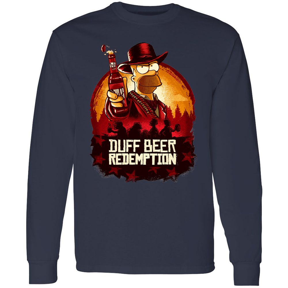 Long Sleeve T-Shirt - QAX9XERD - Navy - 2