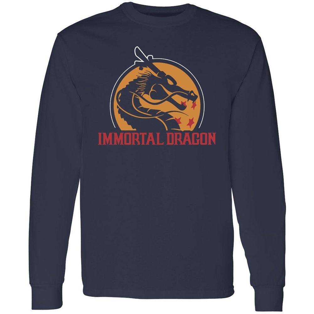Long Sleeve T-Shirt - UTZX6CAD - Navy - 2