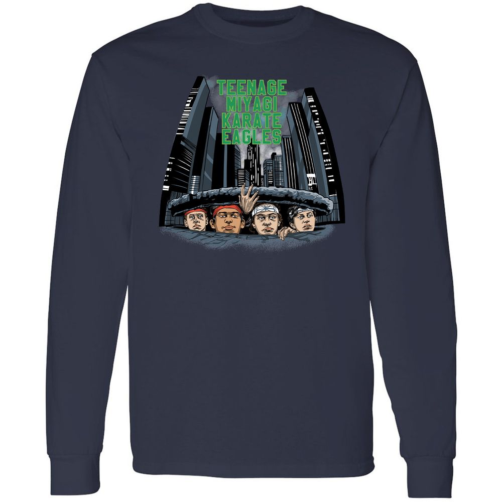 Long Sleeve T-Shirt - TBPL58EV - Navy - 2