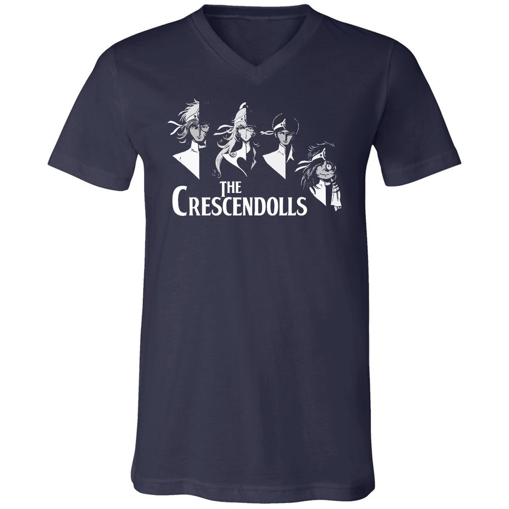 Unisex V-Neck T-Shirt - RJ53Z19D - Navy - 2