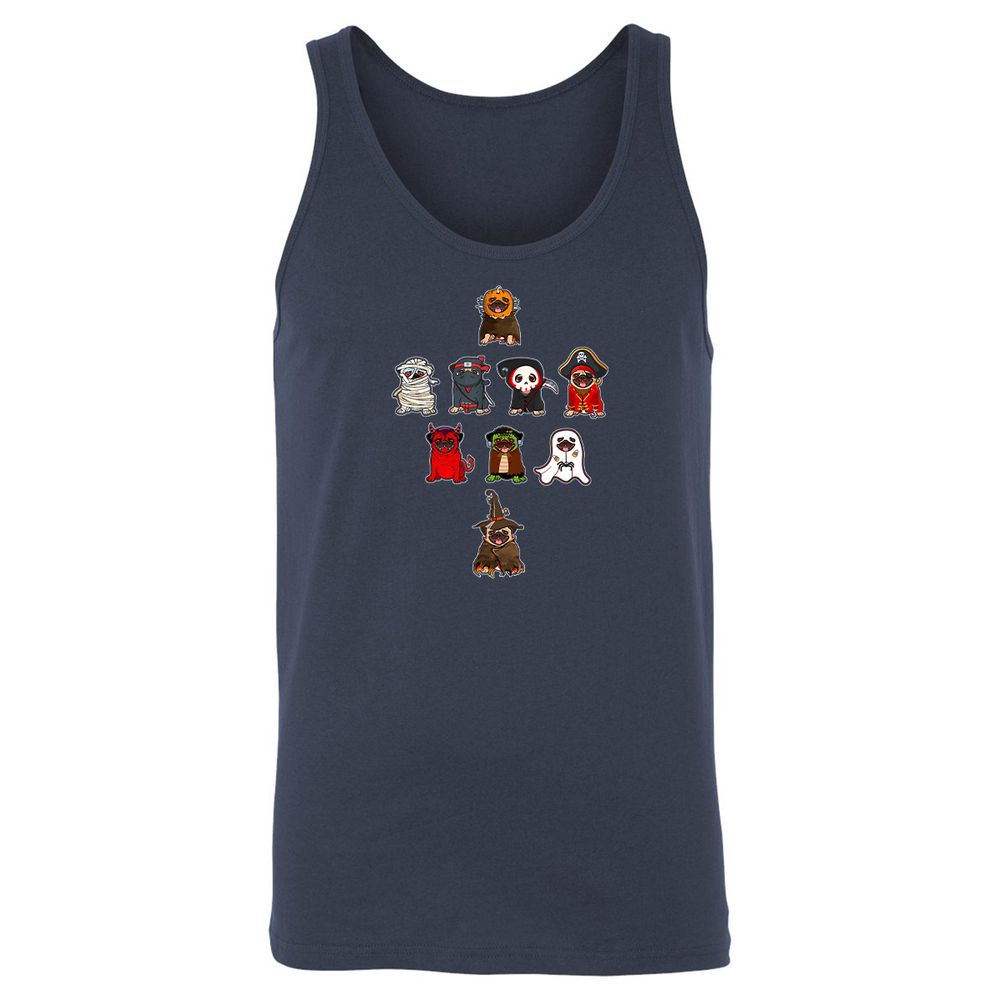 Unisex Jersey Tank - XZYYDWNC - Navy - 2