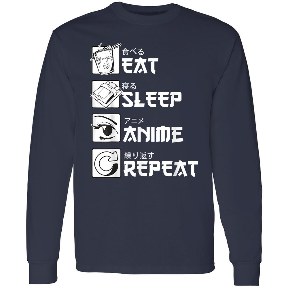 Long Sleeve T-Shirt - XR2PAX9W - Navy - 2