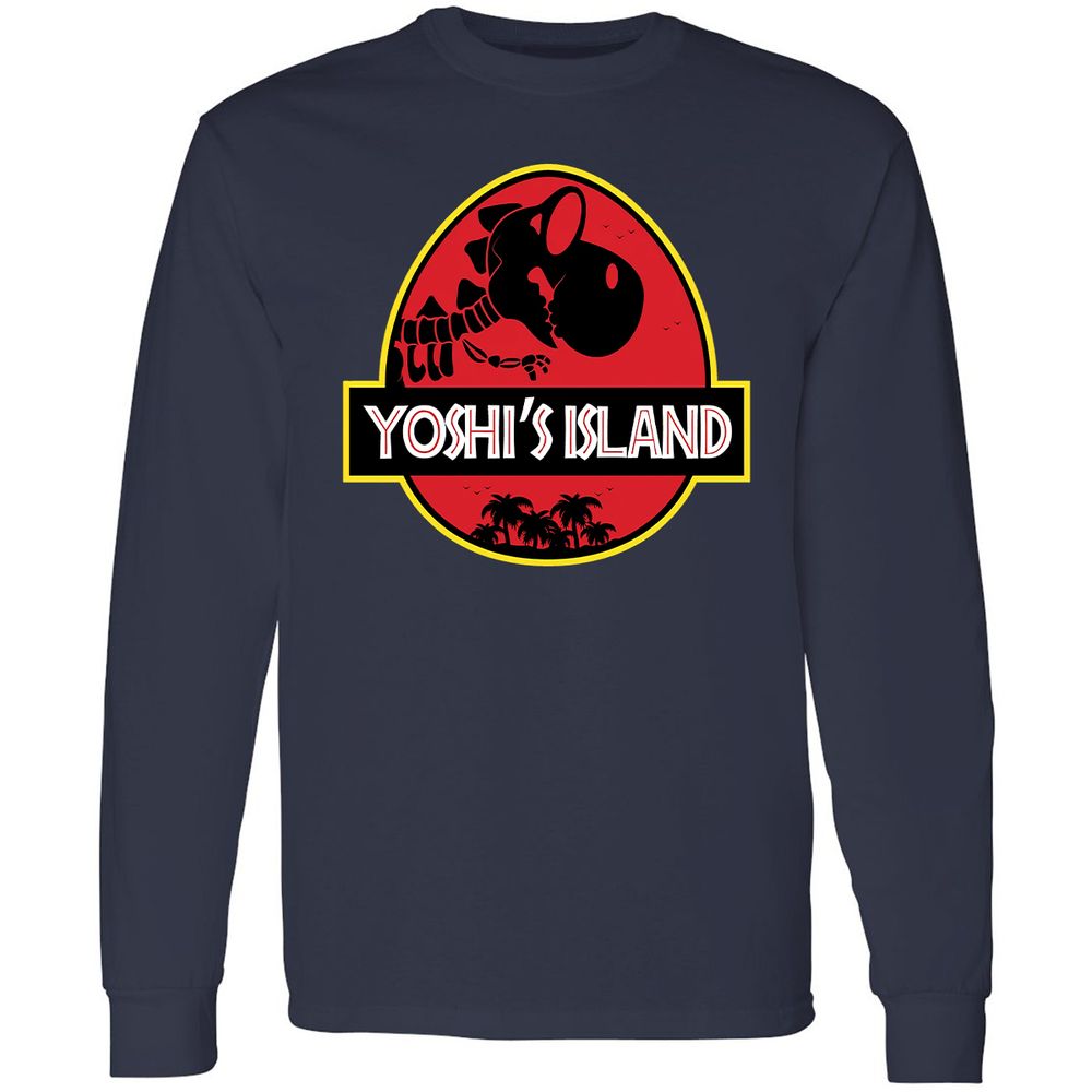 Long Sleeve T-Shirt - HDJPN6U7 - Navy - 2