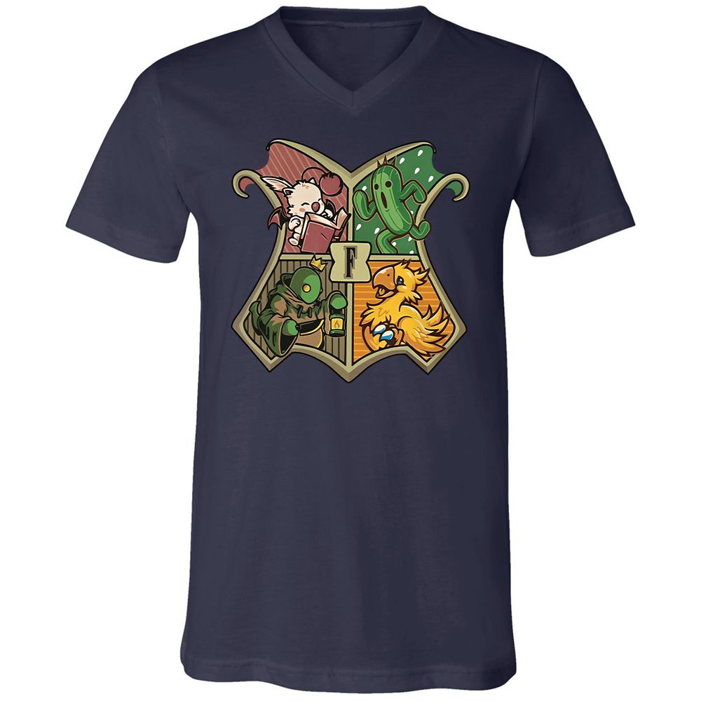 Unisex V-Neck T-Shirt - VK3RTT98 - Navy - 2
